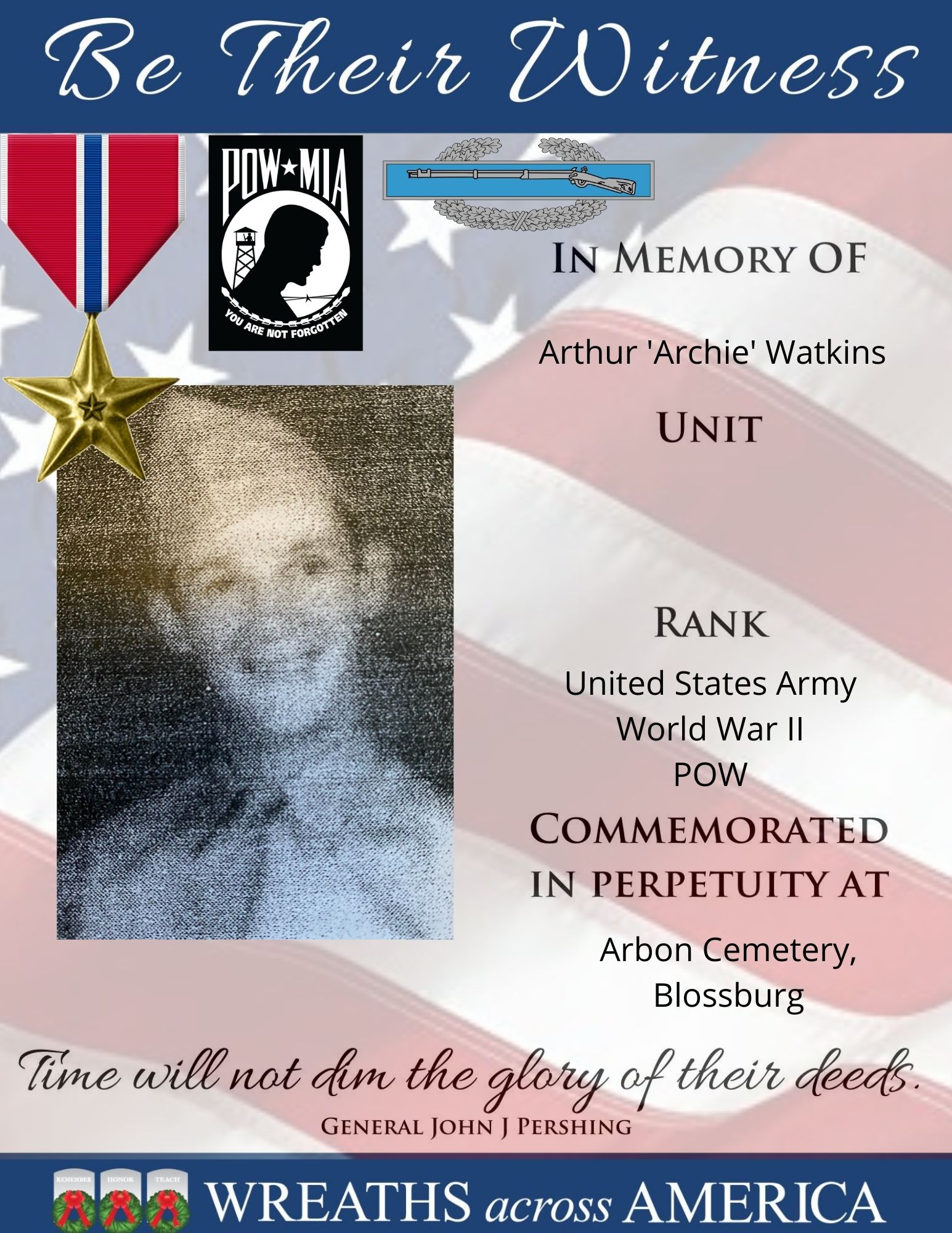 Arthur 'Archie'... - Wreaths Across America - Blossburg