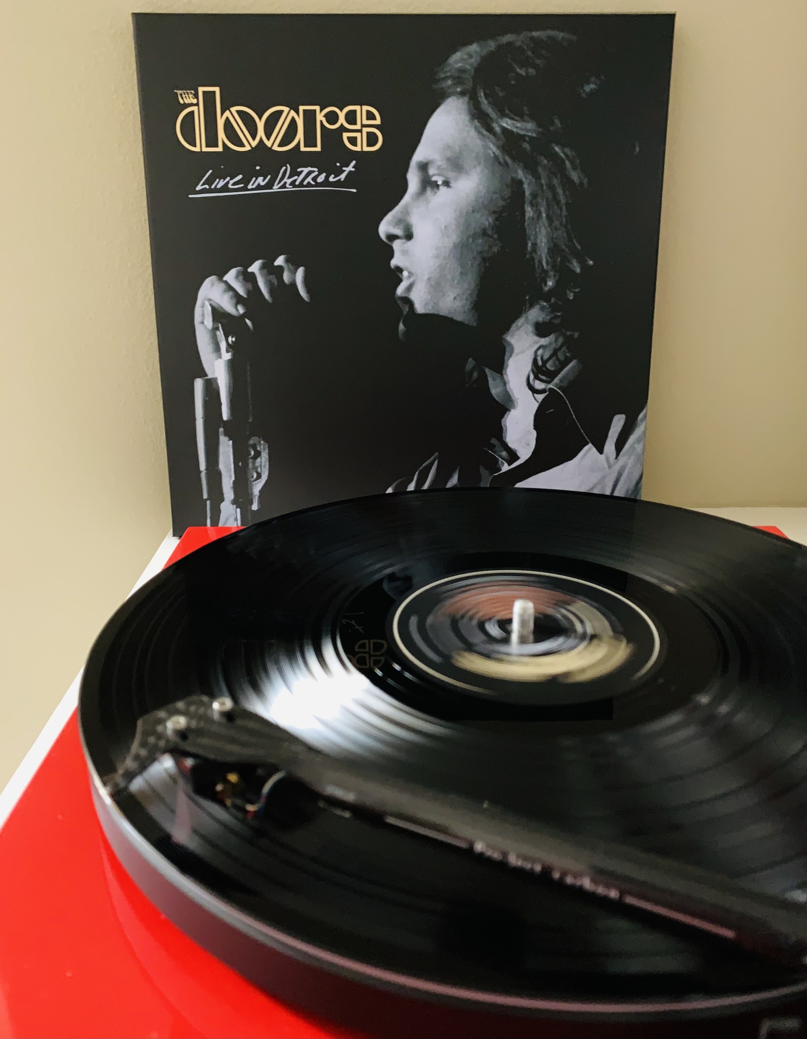 The Doors' rare live album 'Live in Detroit' on vinyl
