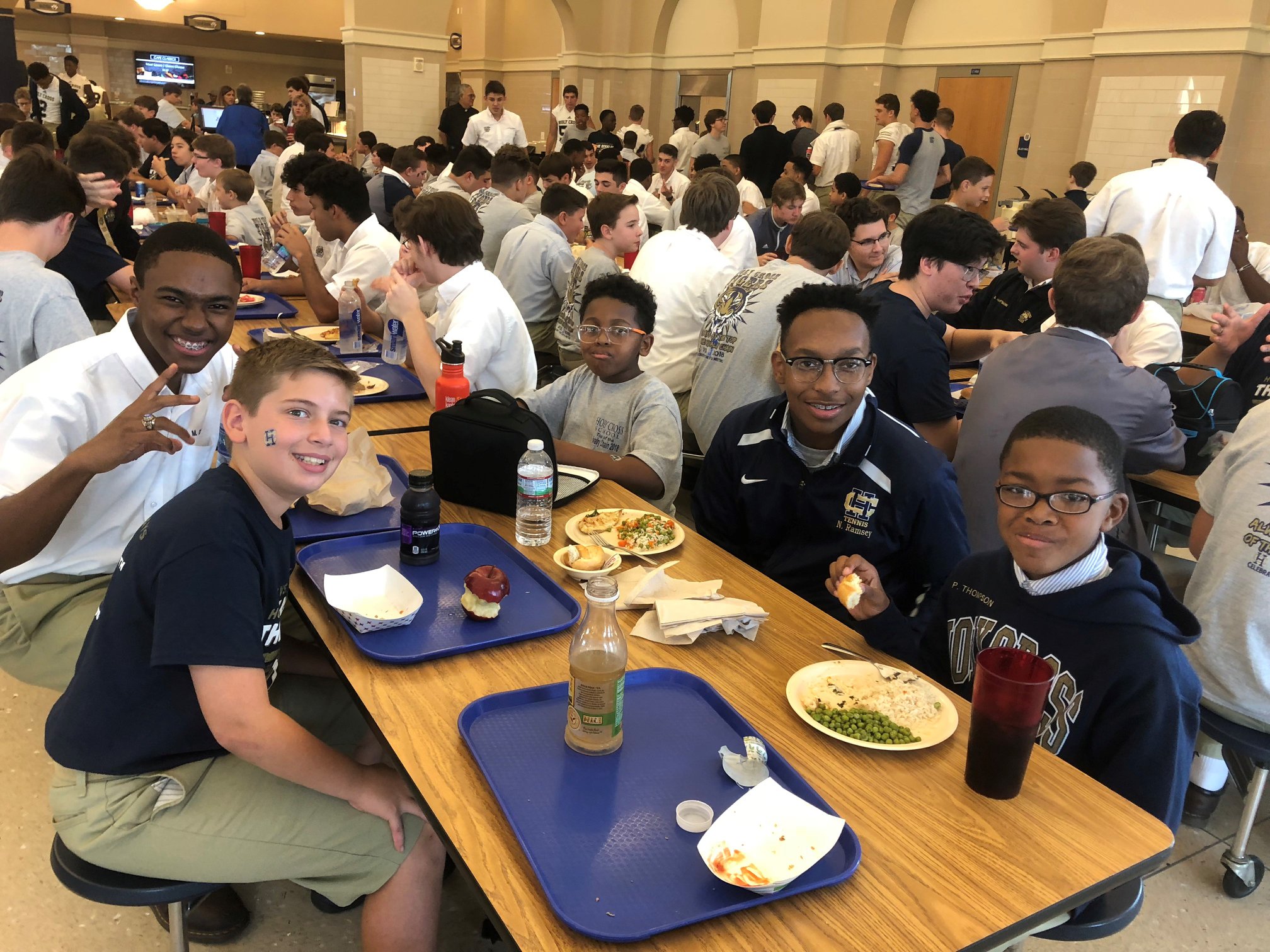 Today the Seniors had lunch with their... - Holy Cross School | Facebook