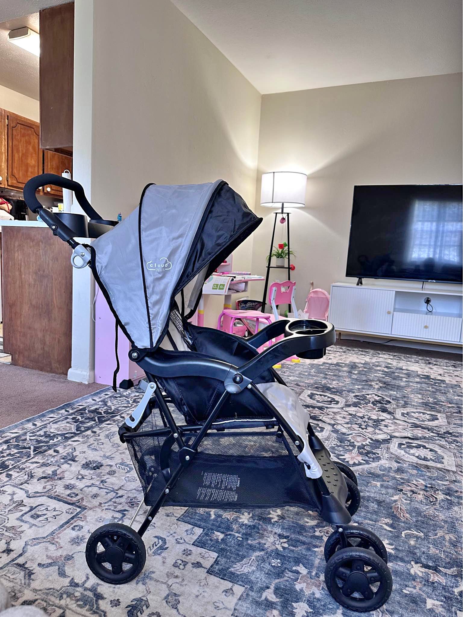 Kolcraft Cloud Plus Lightweight Umbrella Stroller for Toddlers with Reclining Seat, Large Storage Ba - Strollers - Tallahassee, Florida Marketplace