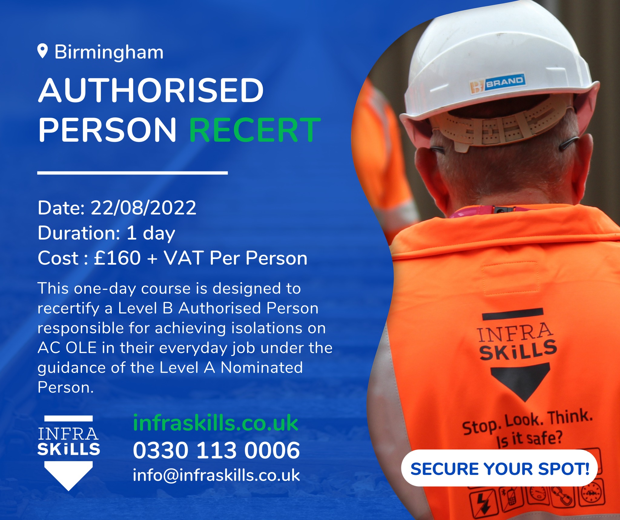 👷‍♂️ Authorised Person Recert course in... - INFRA Skills Ltd