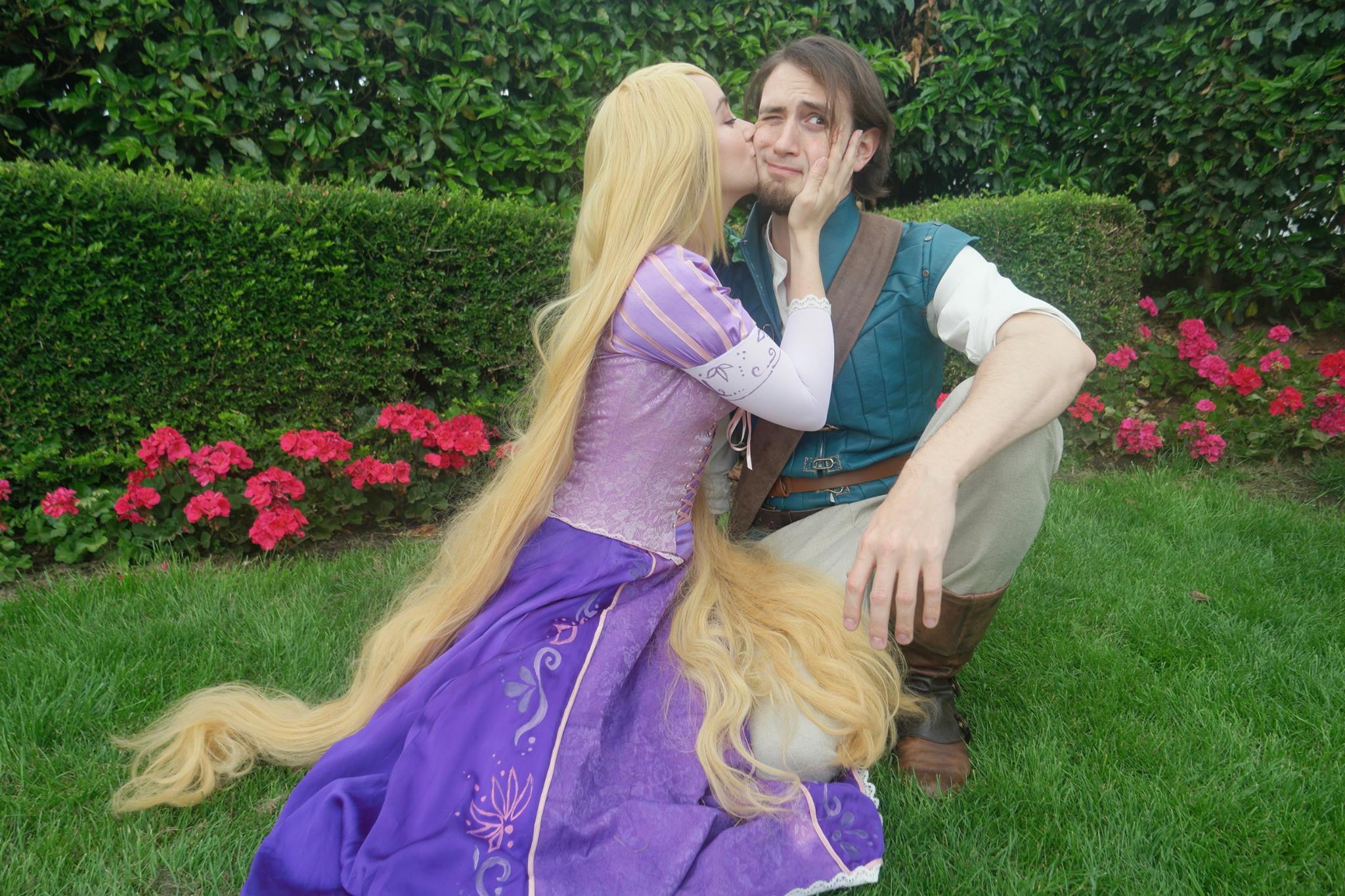 Rapunzel And Flynn Rider Kiss