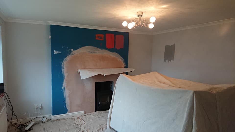 Living room & hall and... - John Rae Painting & Decorating