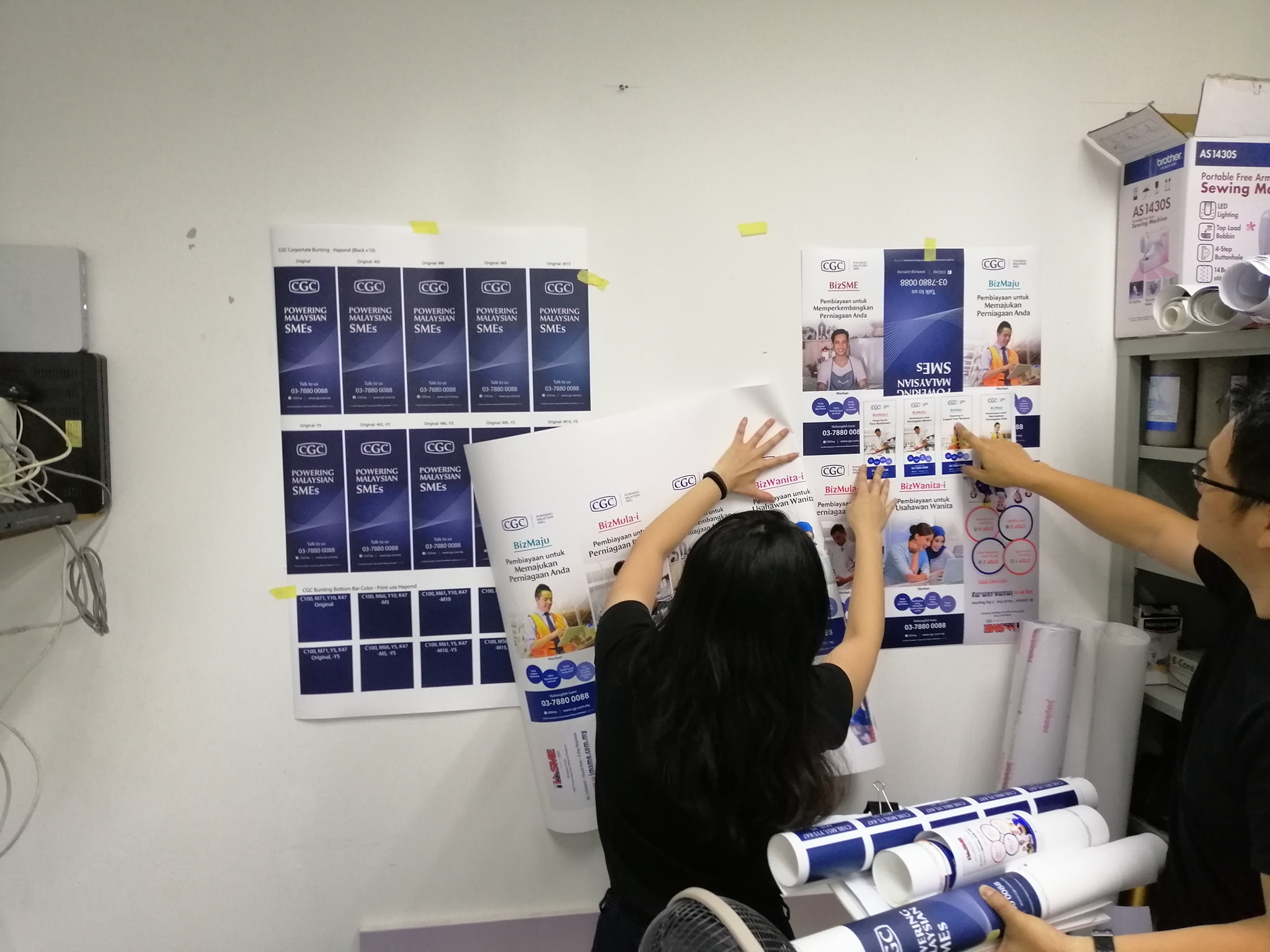 TedPrint.my - The team spending full effort 💪 chrcking on...
