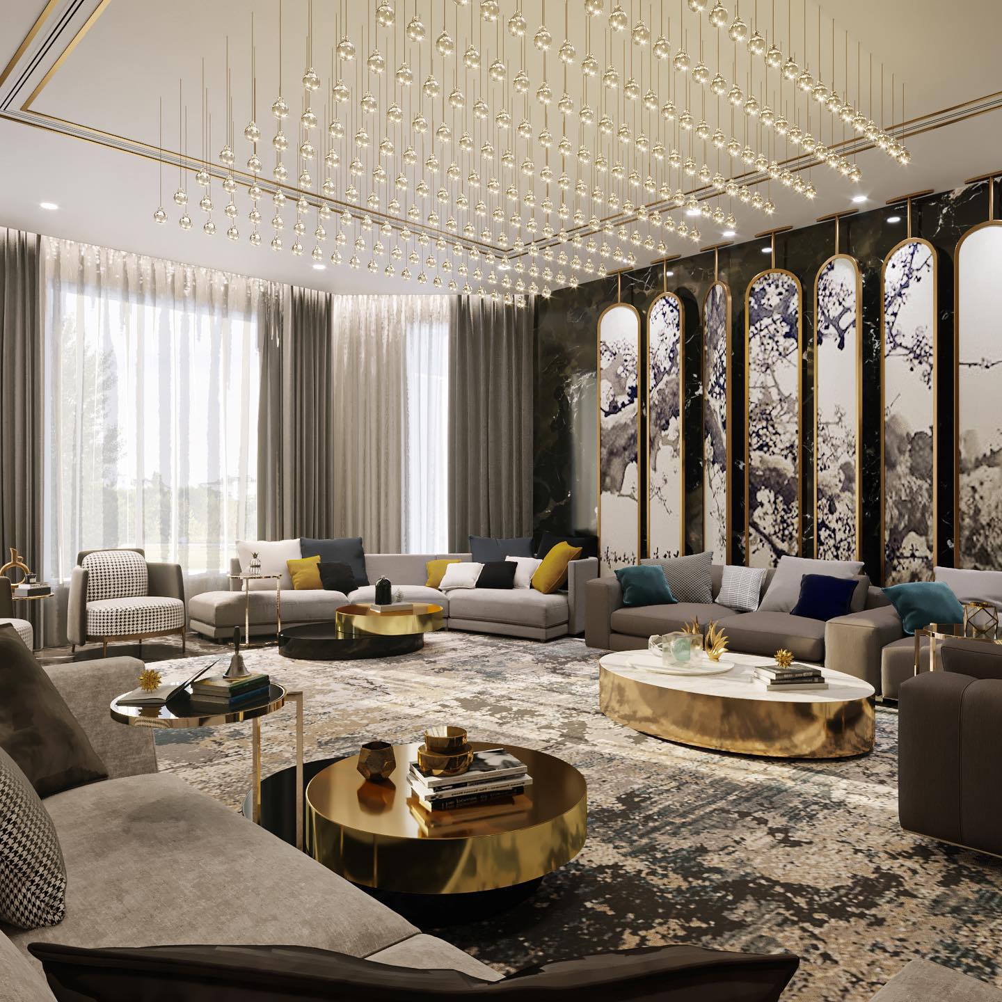 This majlis design for a villa in... - Nitido Interior Design