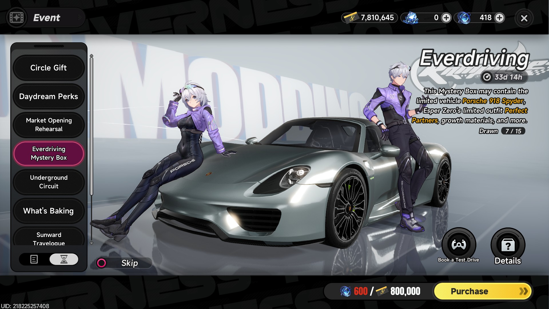 Is the Everdriving event worth spending Fons on for the Porsche