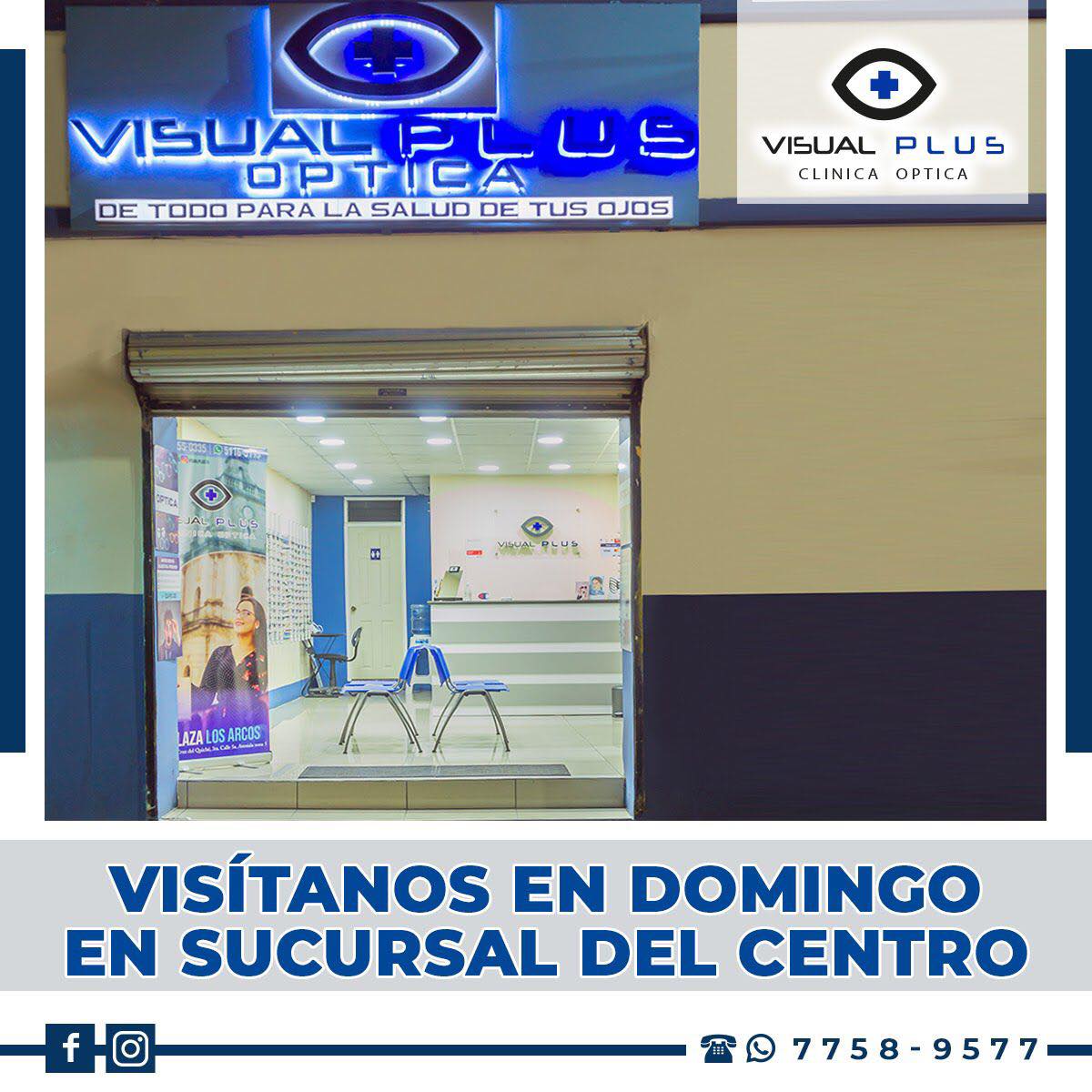 Visual Plus - ¡EN VISUAL PLUS ABRIMOS LOS DOMINGOS!... | Facebook