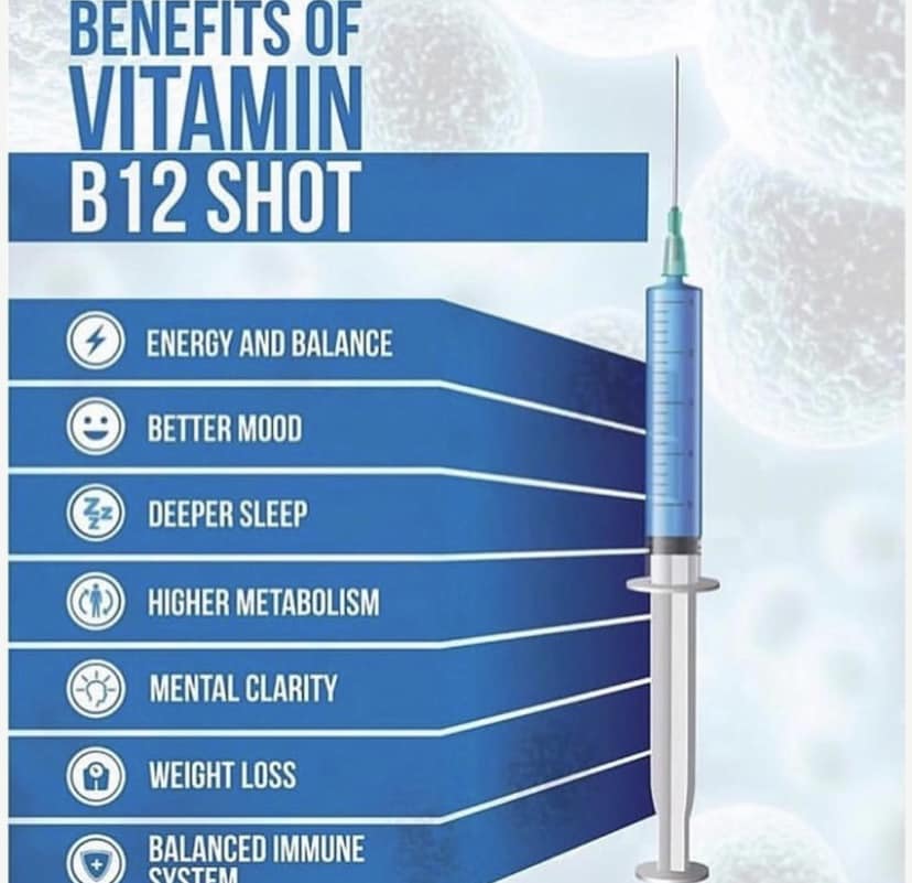 Where to administer B12 shots, arm or thigh?