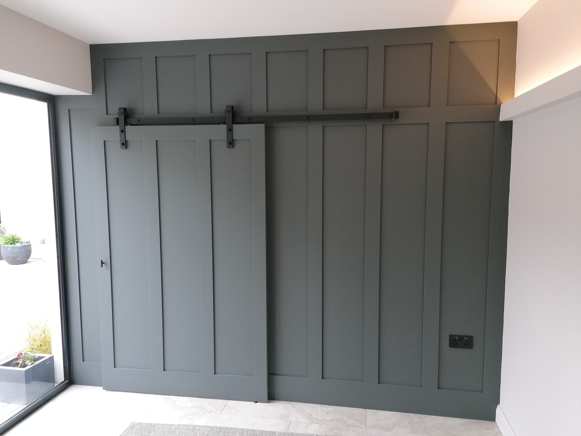 Here is a panelled wall... - Doherty Carpentry & Construction | Facebook