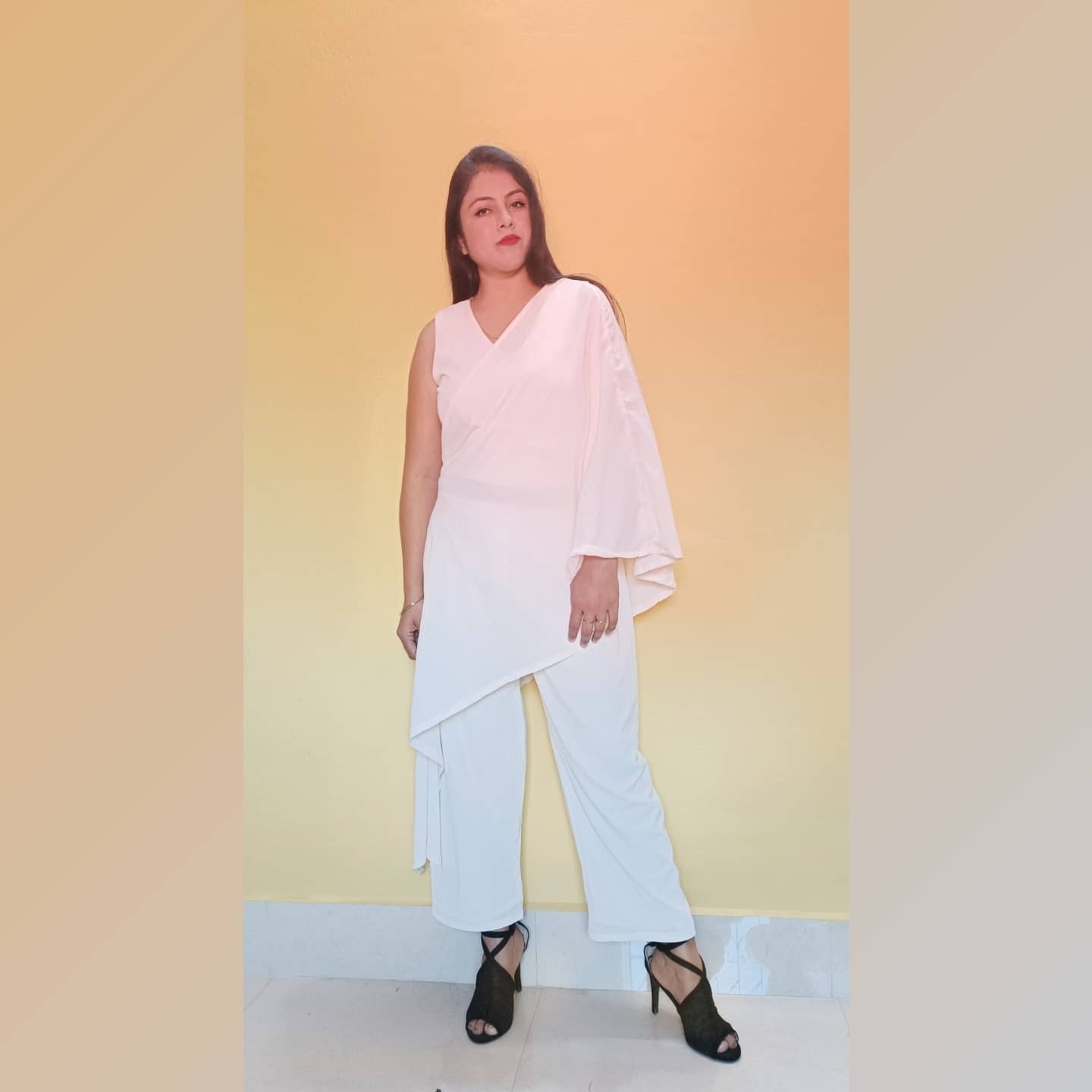Bella Robe - One sided cape dress @bella_robe_designs... | Facebook