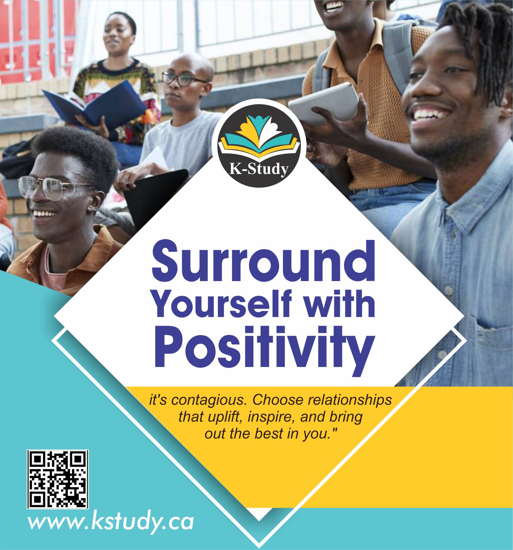 KStudy Learning - Wrap yourself in positive vibes. Let the...