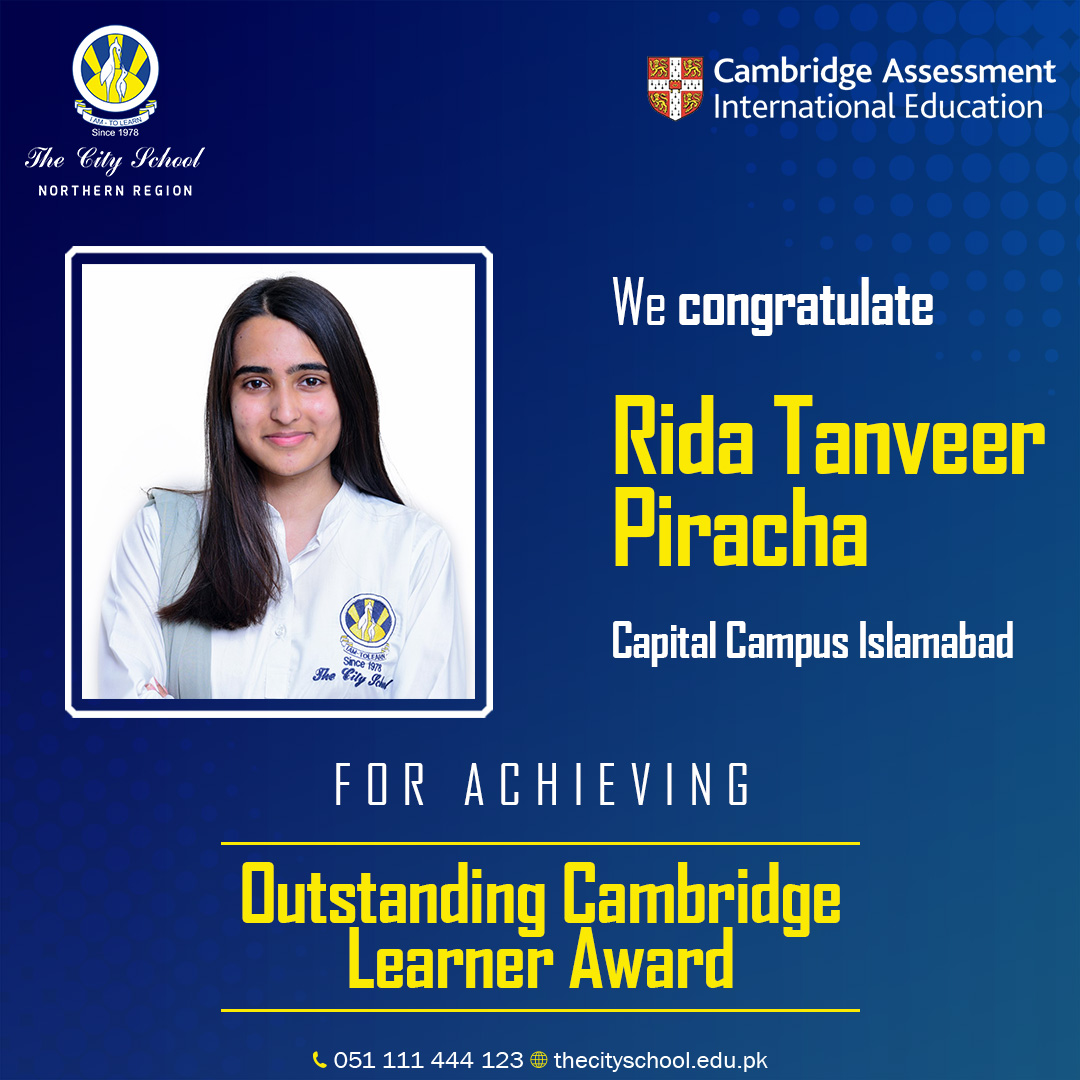 The City School Capital Campus Islamabad - We are proud to announce ...