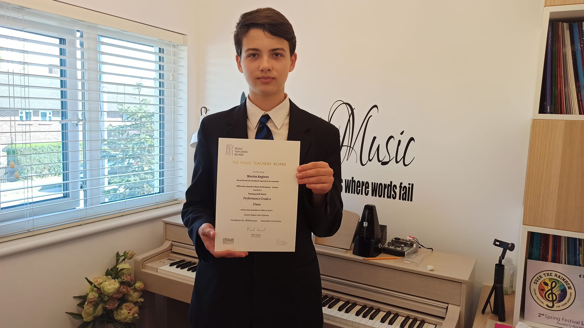 Congratulations to my talented student... - Rosi piano school