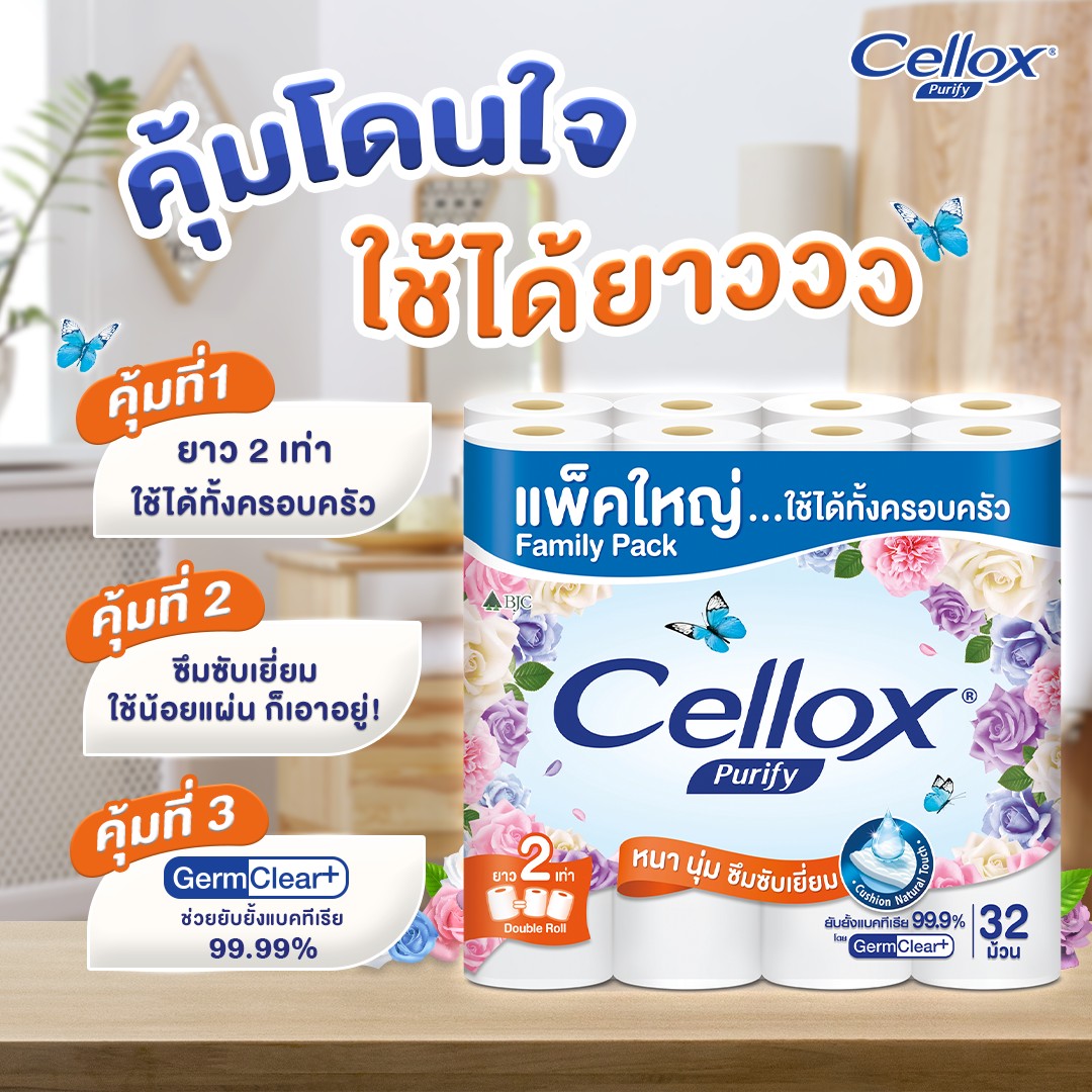 Cellox Thailand - กระดาษทิชชูเซลล็อกซ์ Double Roll ยาวววว... | Facebook