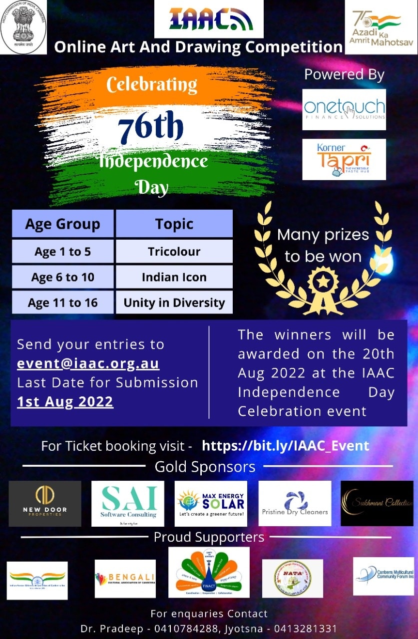 India Australia Association of Canberra - 🇮🇳🇦🇺IAAC is proud to announce ...