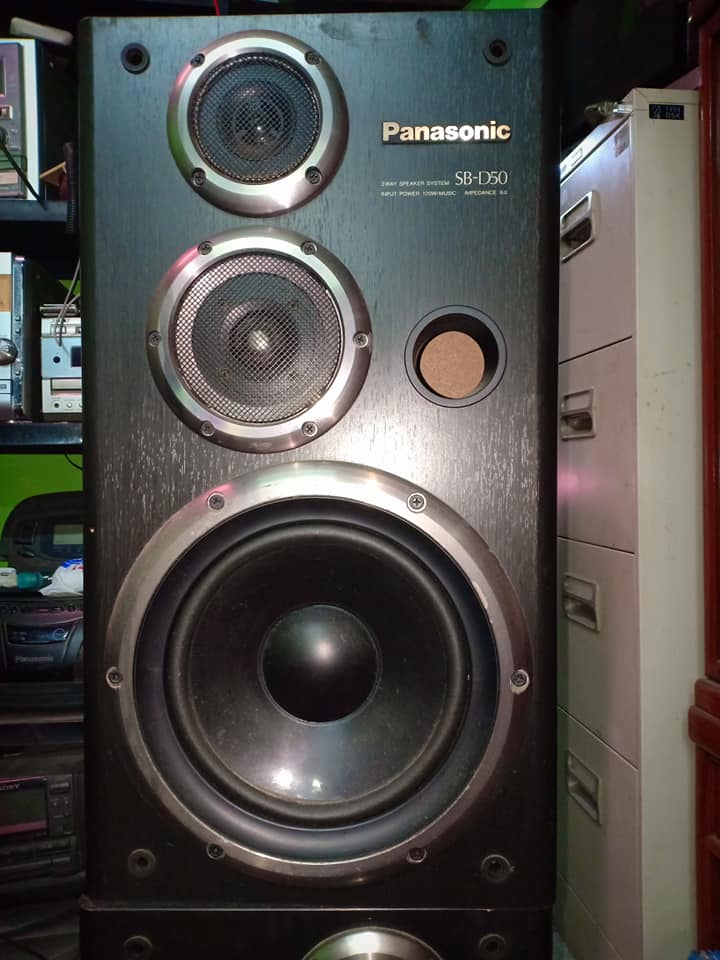 panasonic sb-d50 speaker - 3 way speaker system - input power