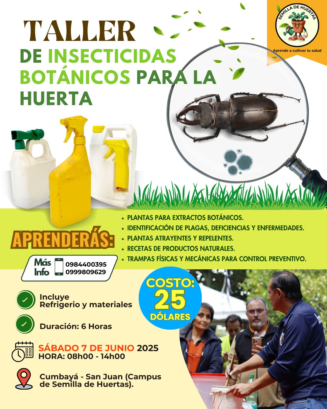 Taller de Insecticidas Botanicos para la Huerta