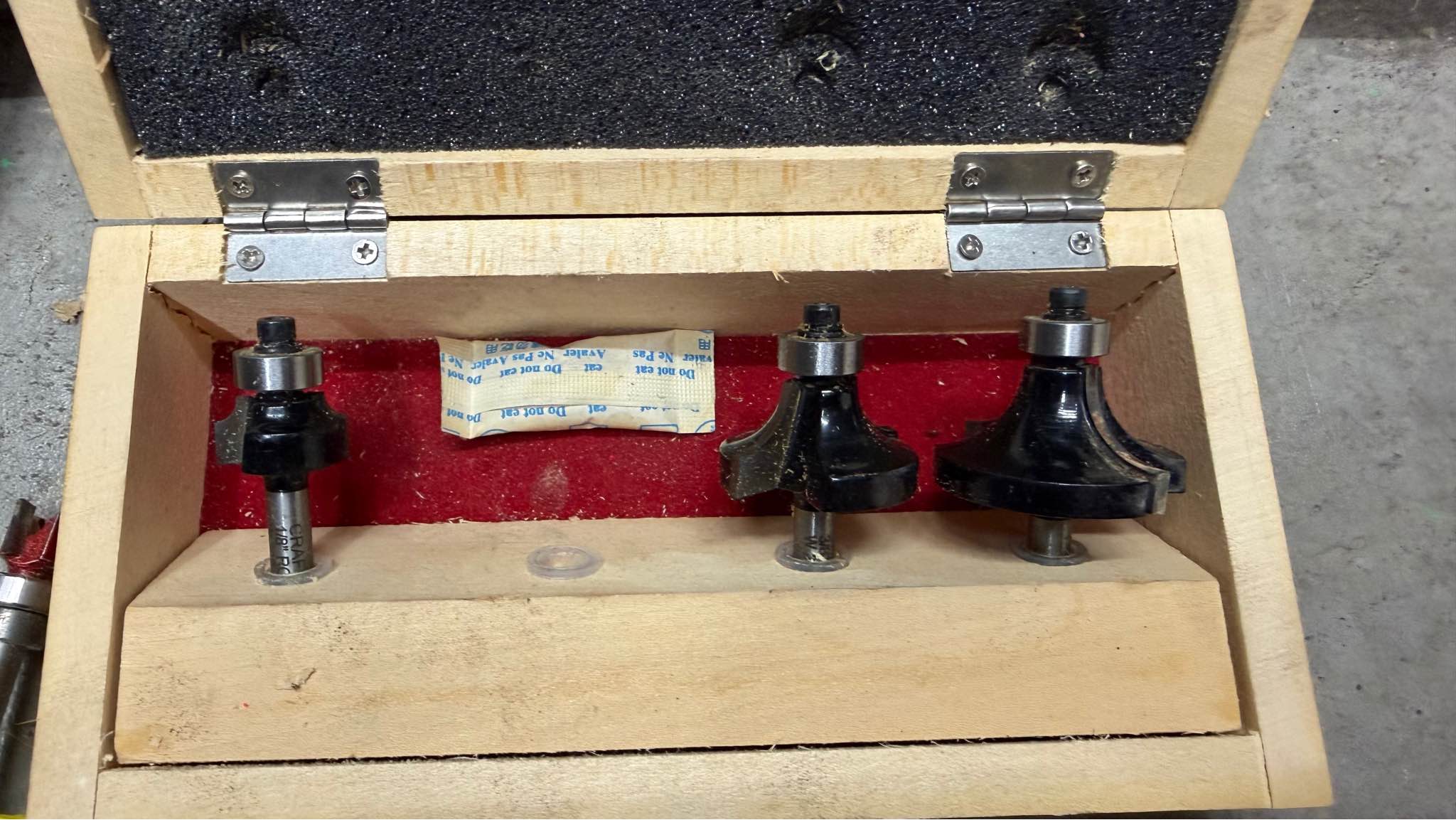 Router Bits & Router Table Insert Rings Lot – Rockler, Porter-Cable ...