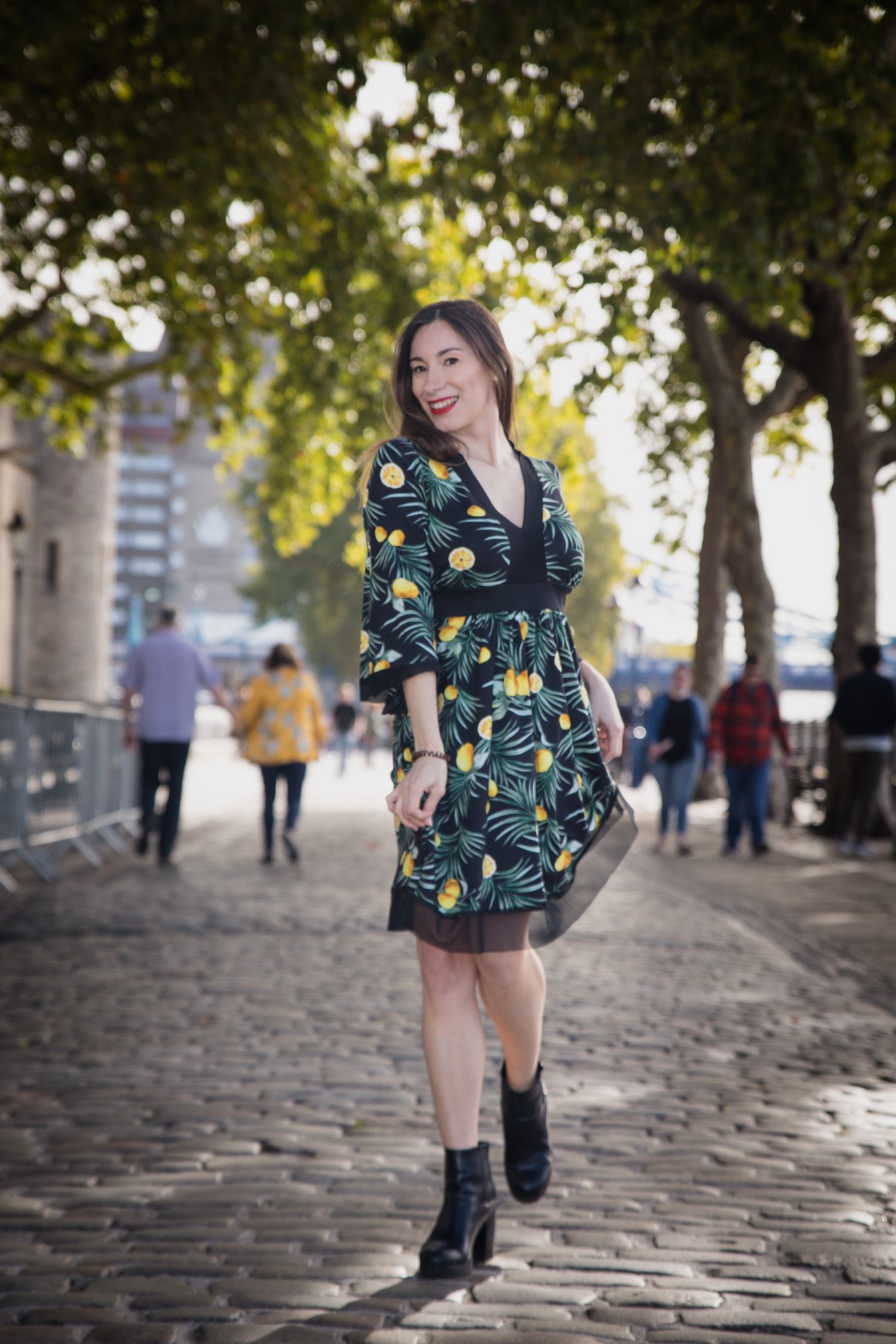 When life gives you lemons, wear them” Capri Lemon Maxi Dress