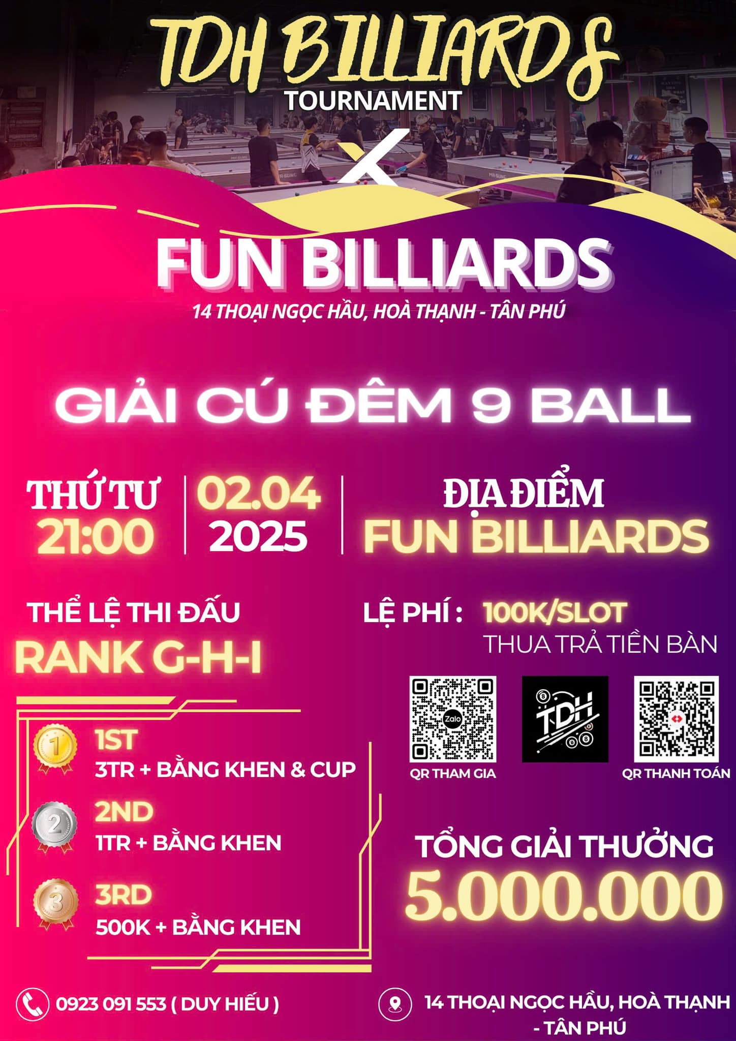 Cộng Đồng Bida Việt Nam | 𝐓𝐃𝐇 𝐓𝐨𝐮𝐫𝐧𝐚𝐦𝐞𝐧𝐭 𝐱 𝐅𝐮𝐧 𝐛𝐢𝐥𝐥𝐢𝐚𝐫𝐝𝐬⚜️ | Facebook