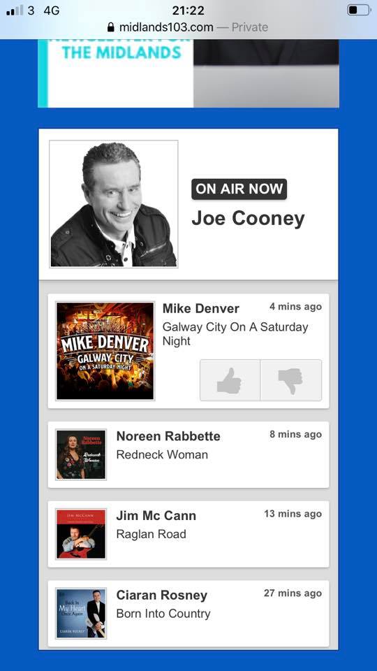 Huge thanks once again to Joseph... - Noreen Rabbette Music