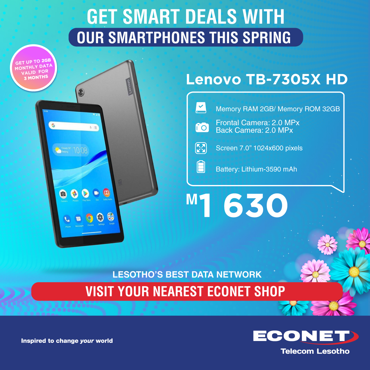 Welcome 🌻spring🌻 in style... - Econet Telecom Lesotho - ETL | Facebook