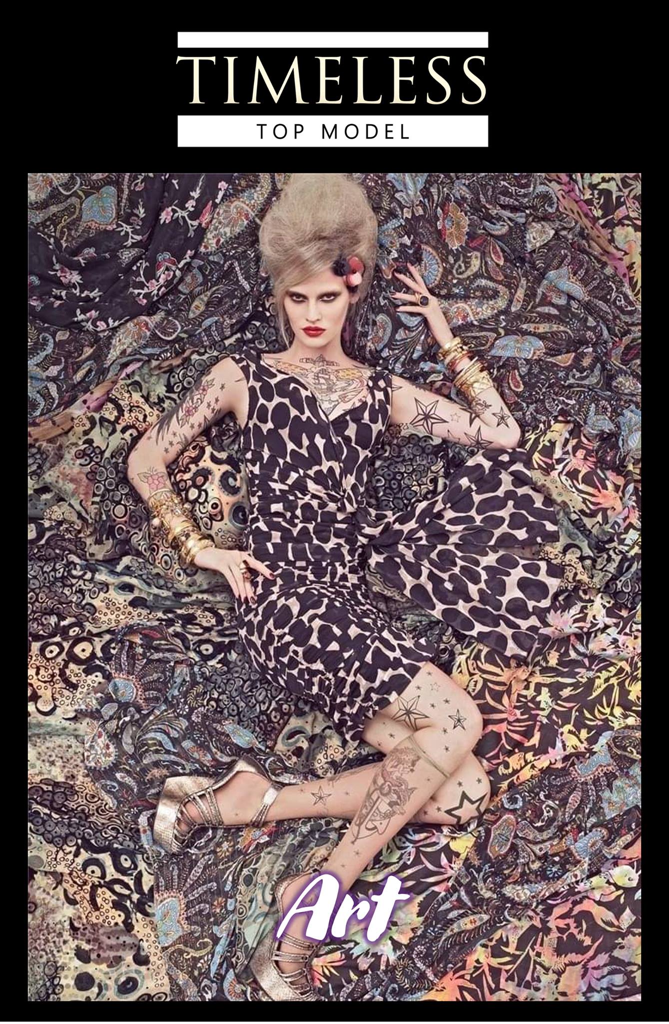 This challenge required the... - Timeless Next Top Model