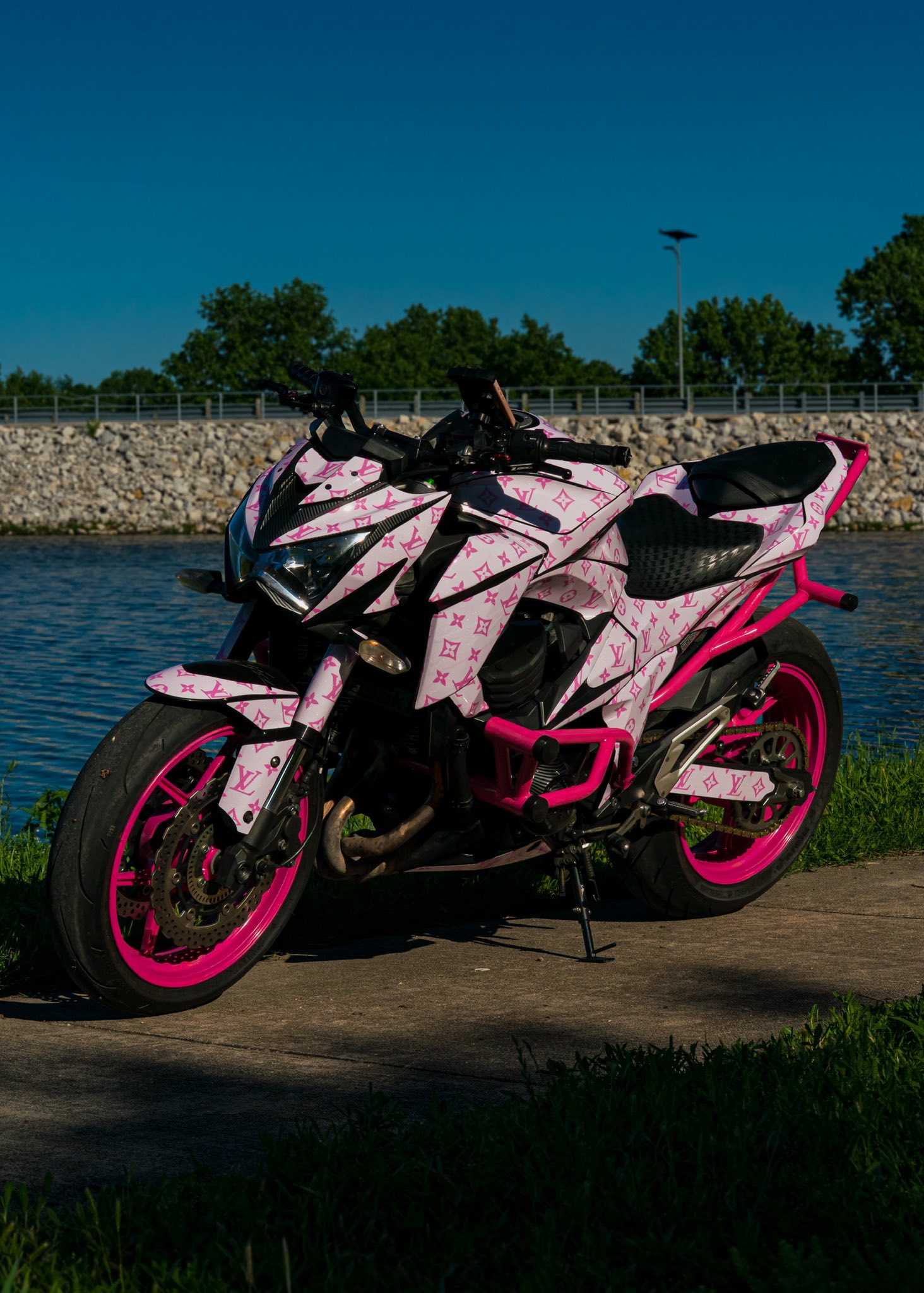 コーディ 2016 Kawasaki Z for sale with stunt cage and custom wheels