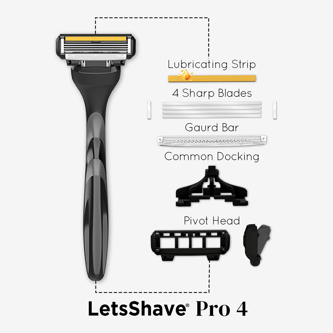 LetsShave - The Pro 4 Razor for Men is a fantastic tool...