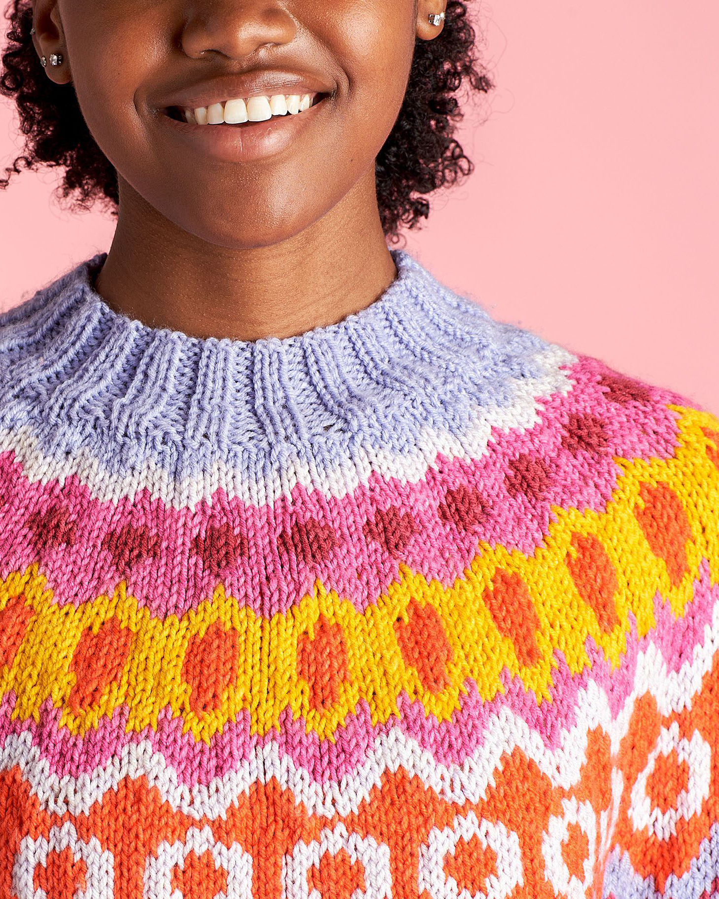 What is the name of the traditional blue and white Fair Isle