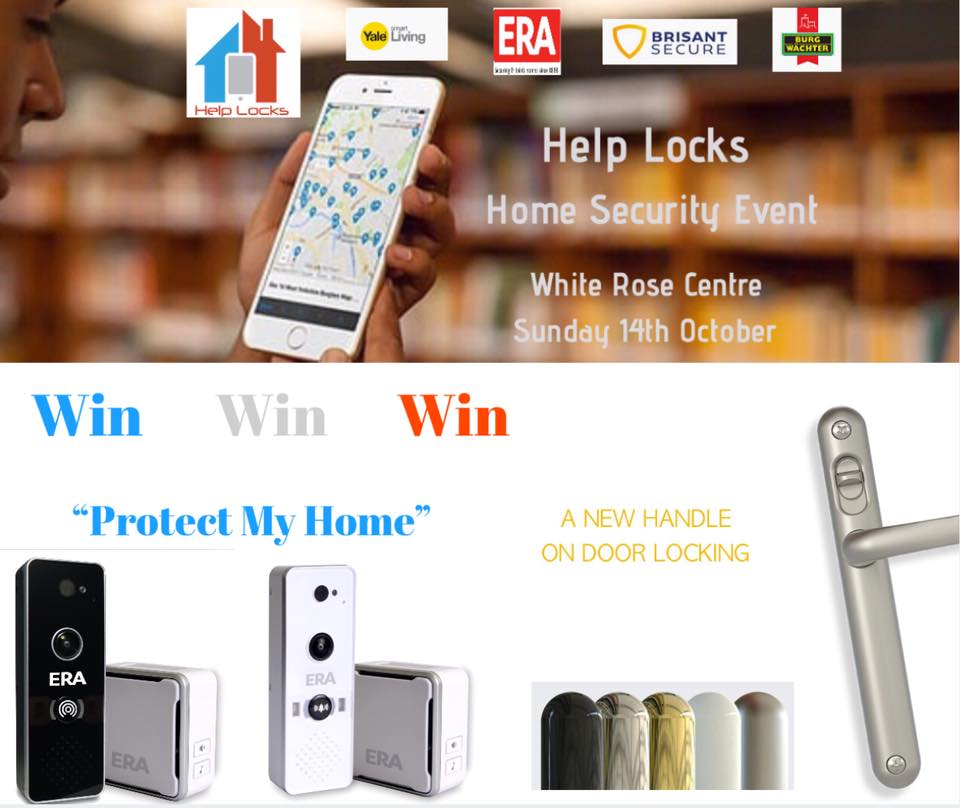 Help Locks - Two great prizes! Visit ERA’s stand & quote...