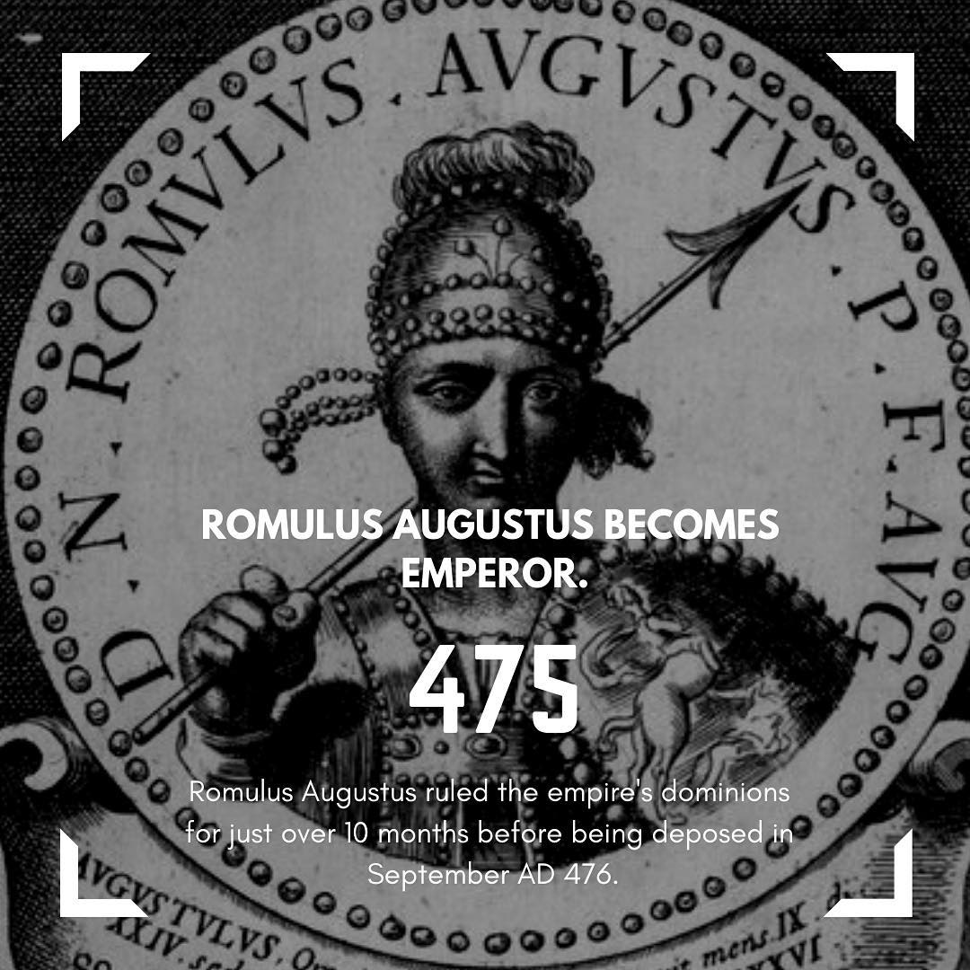 History - Flavius Romulus Augustus, known derisively and ...