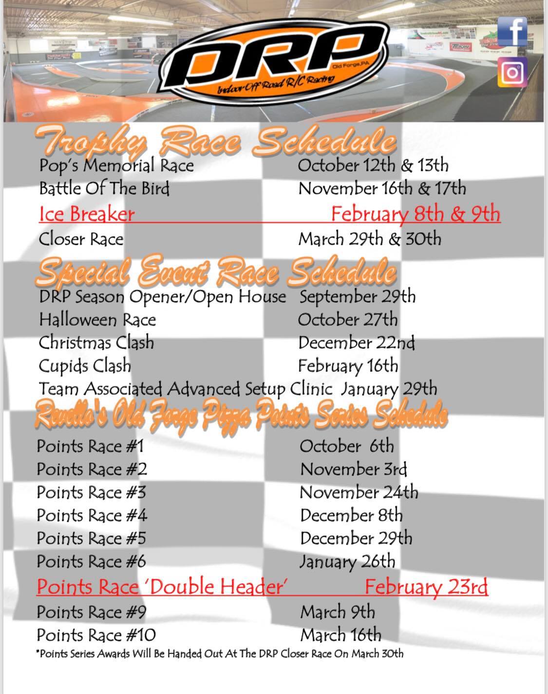 DRP - Here is the revised schedule for the remainder of... | Facebook