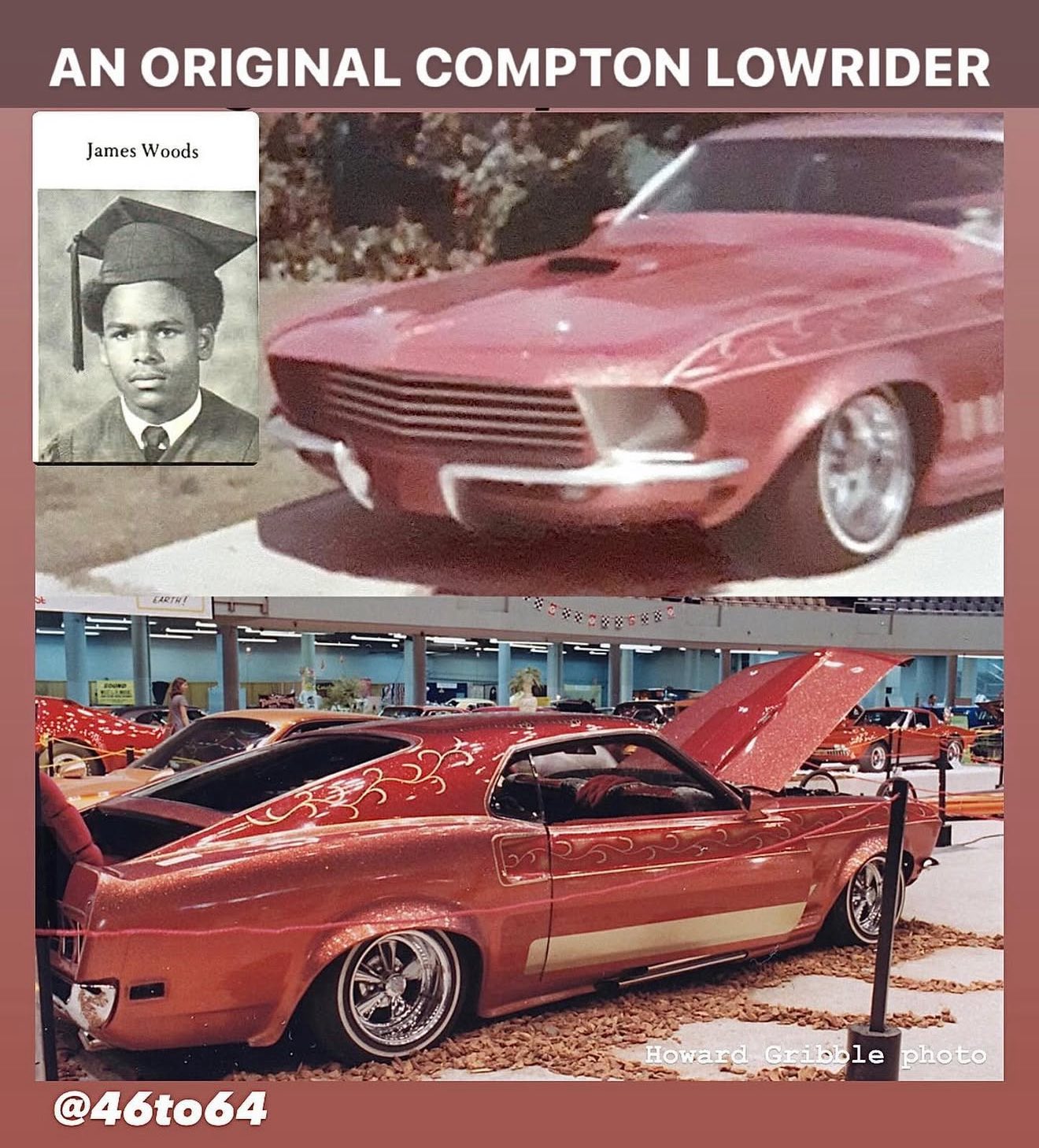 Customized 1969 Ford Mustang Mach 1 lowrider