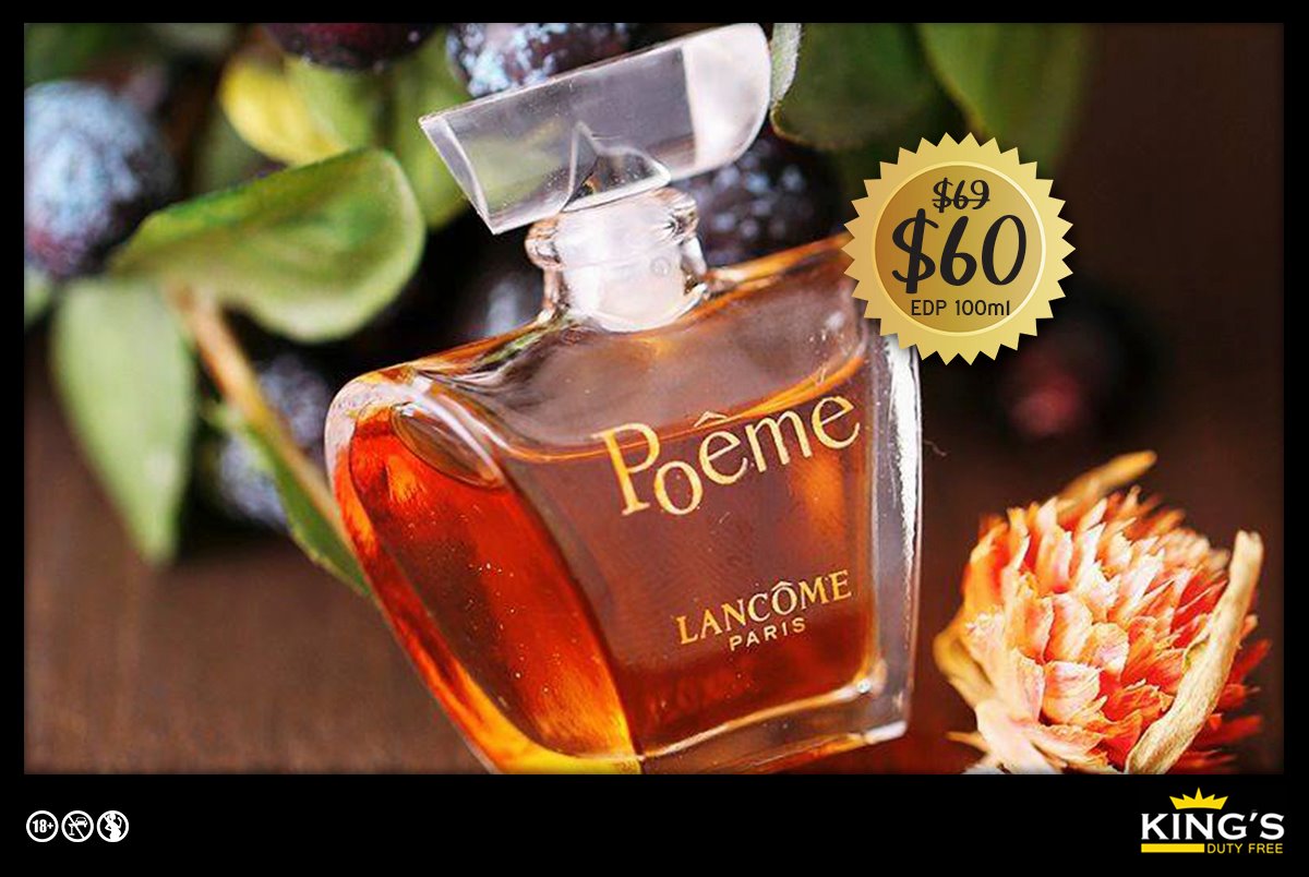 ? | Gold in a bottle – Lancome Poeme ? | Now for $60 – Limited 