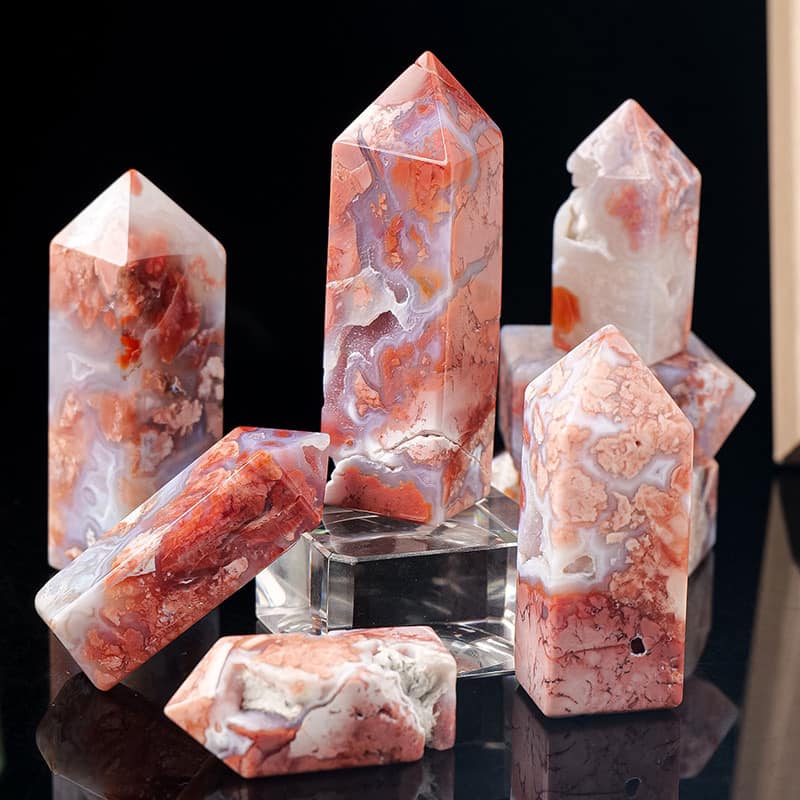 Those agate cute towers are... - Runyang-crystal wholesale