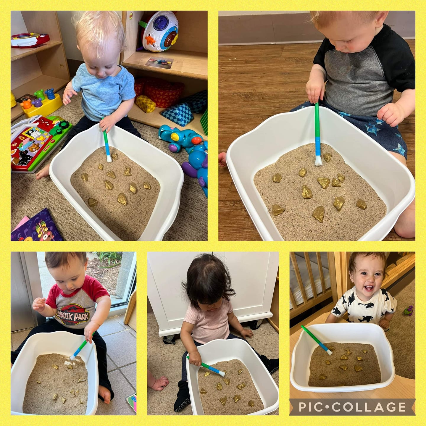 Today our Young Infants went panning... - O2B Kids Chanhassen