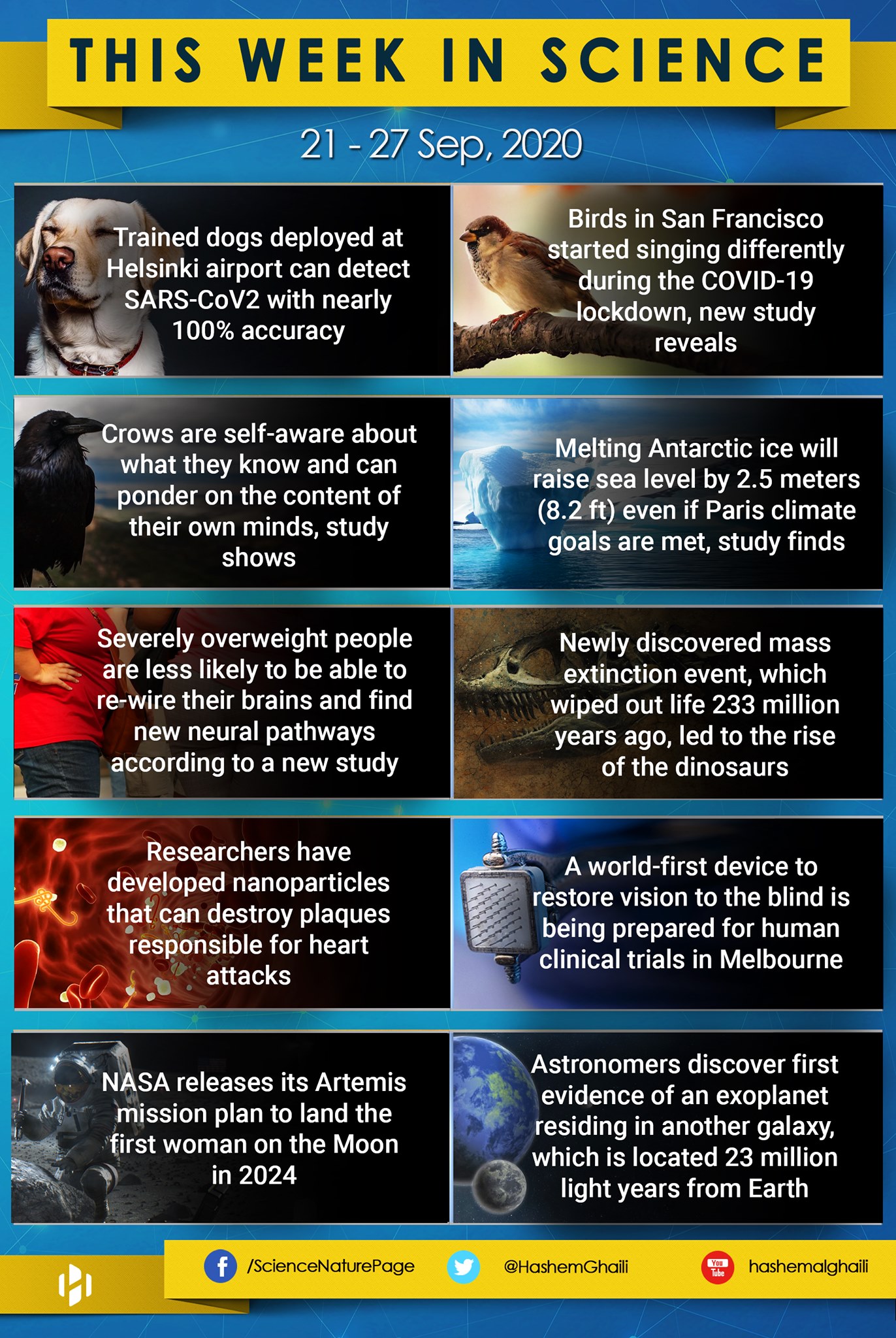 This Week in Science (21-27 Sep, 2020)... - Hashem Al-Ghaili