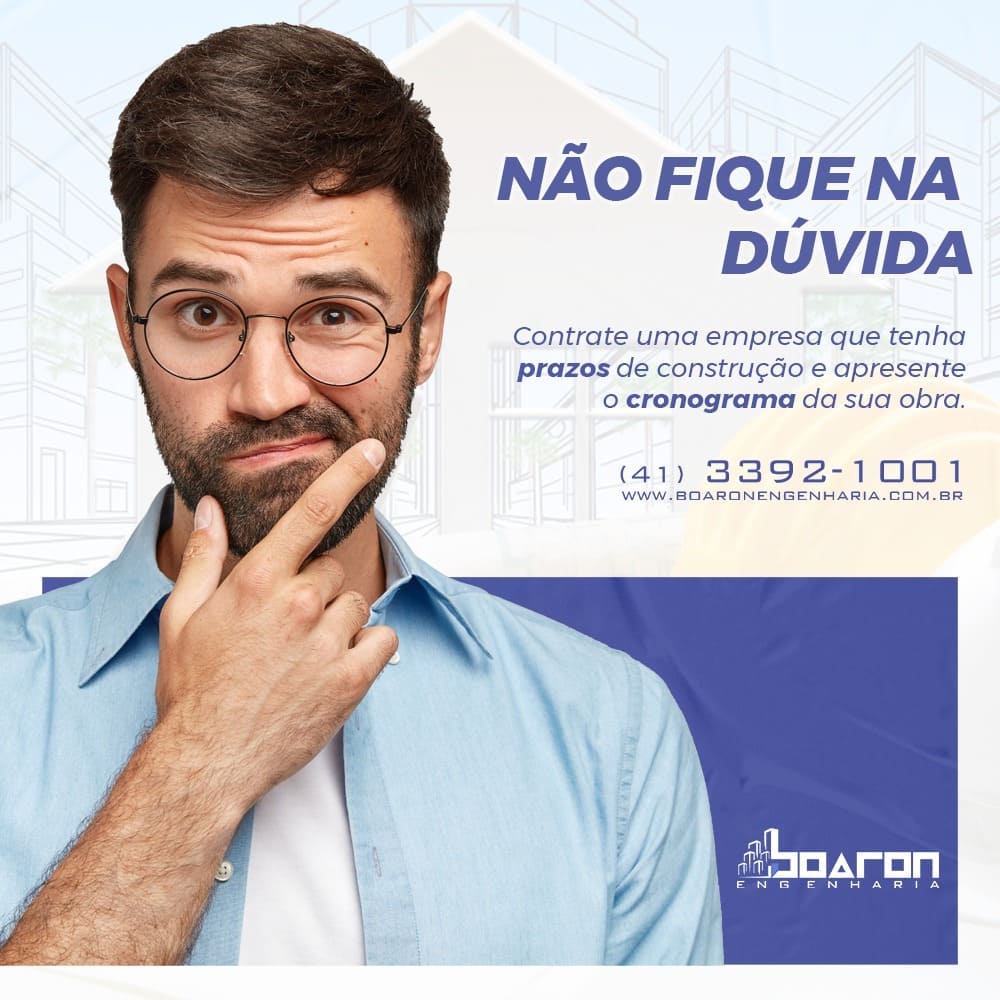 O planejamento de obra tem papel... - Boaron Engenharia
