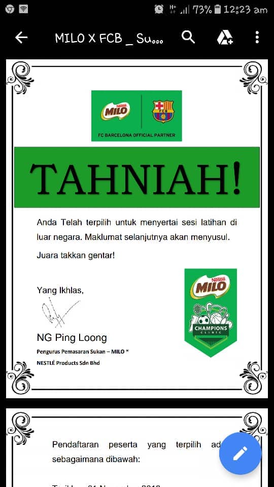 TAHNIAH | ADIB AZWI | NOU CAMP... - Rhino Football Academy