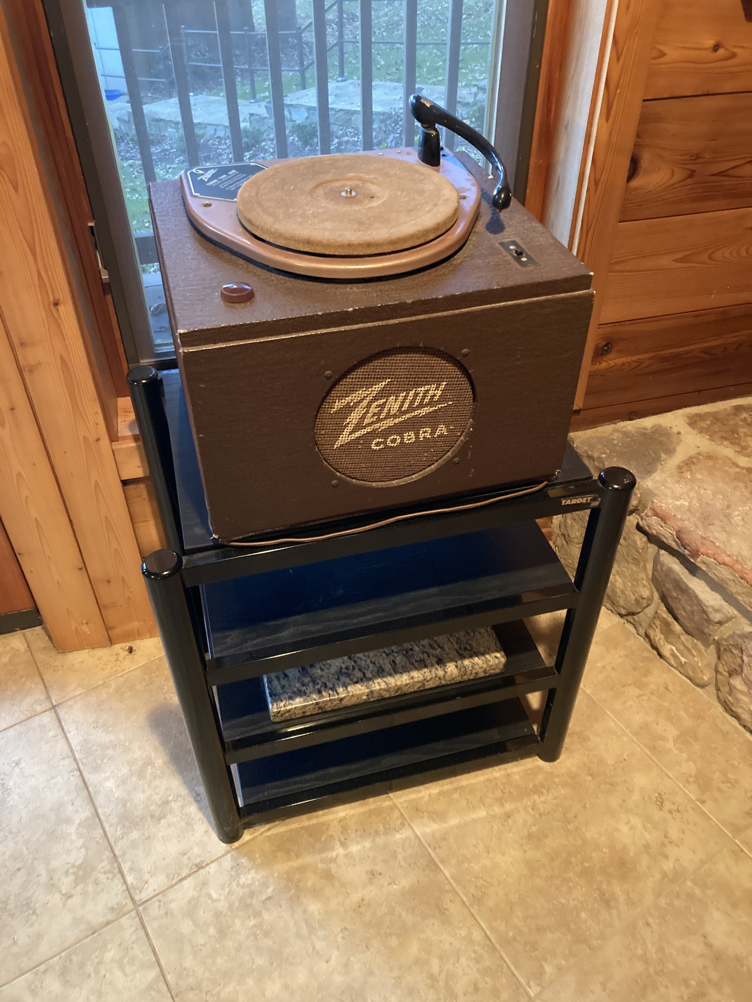 Zenith cobra demonstrator phonograph machine