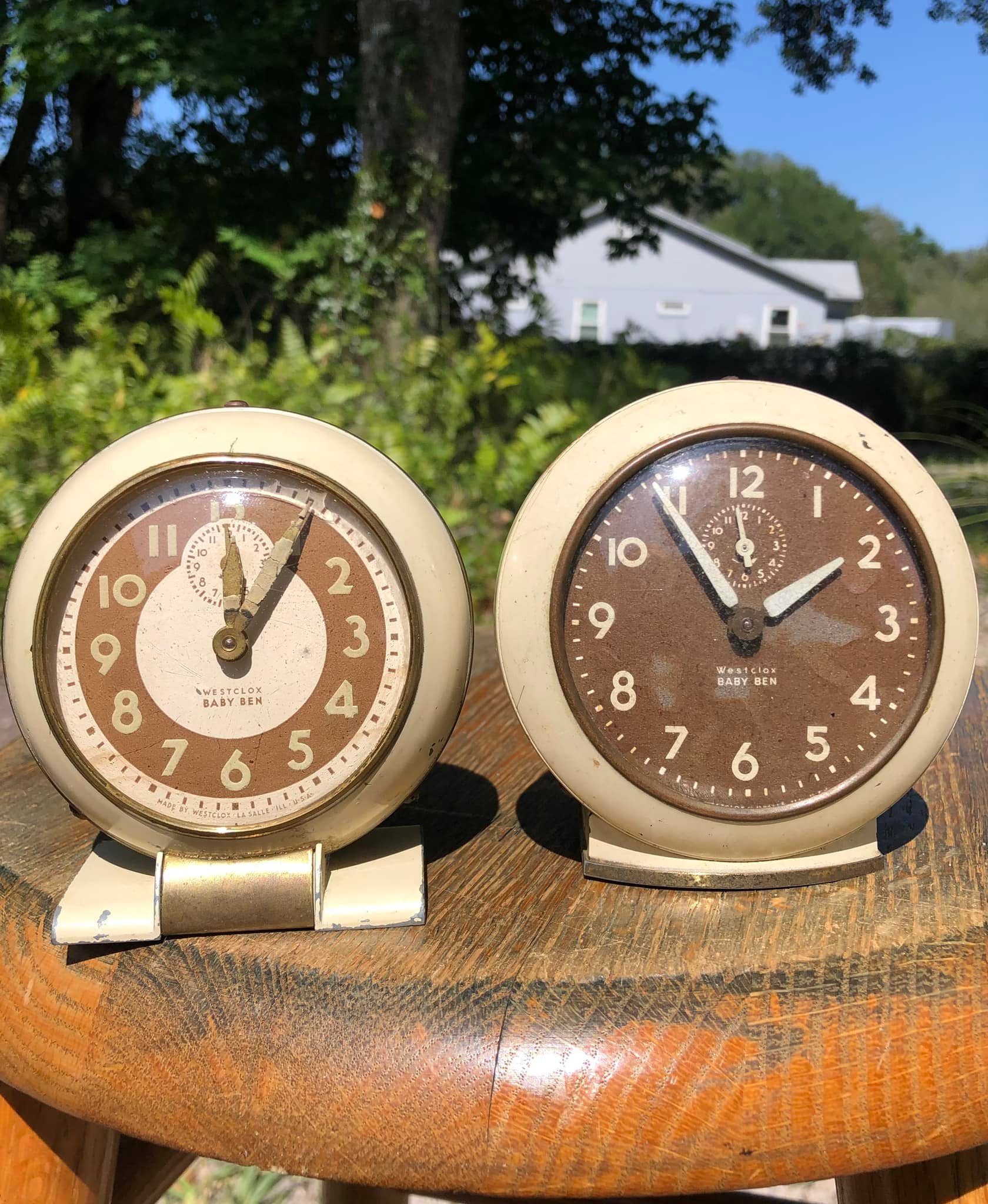 Vintage Westclox Big Ben clocks from 1964 and 1919