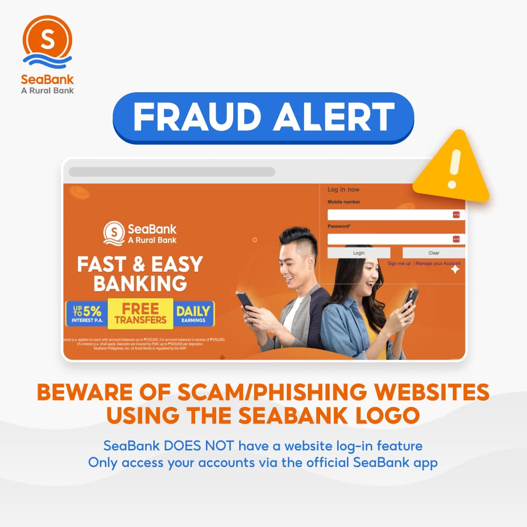 🚨 Attention SeaBank PH Users! 🚨... - MariBank Philippines | Facebook