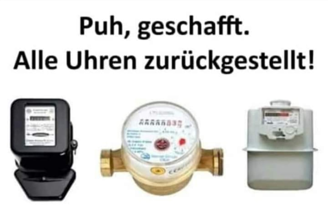 Also Wir Haben Alle Uhren Umgestellt Blaulicht Trucks