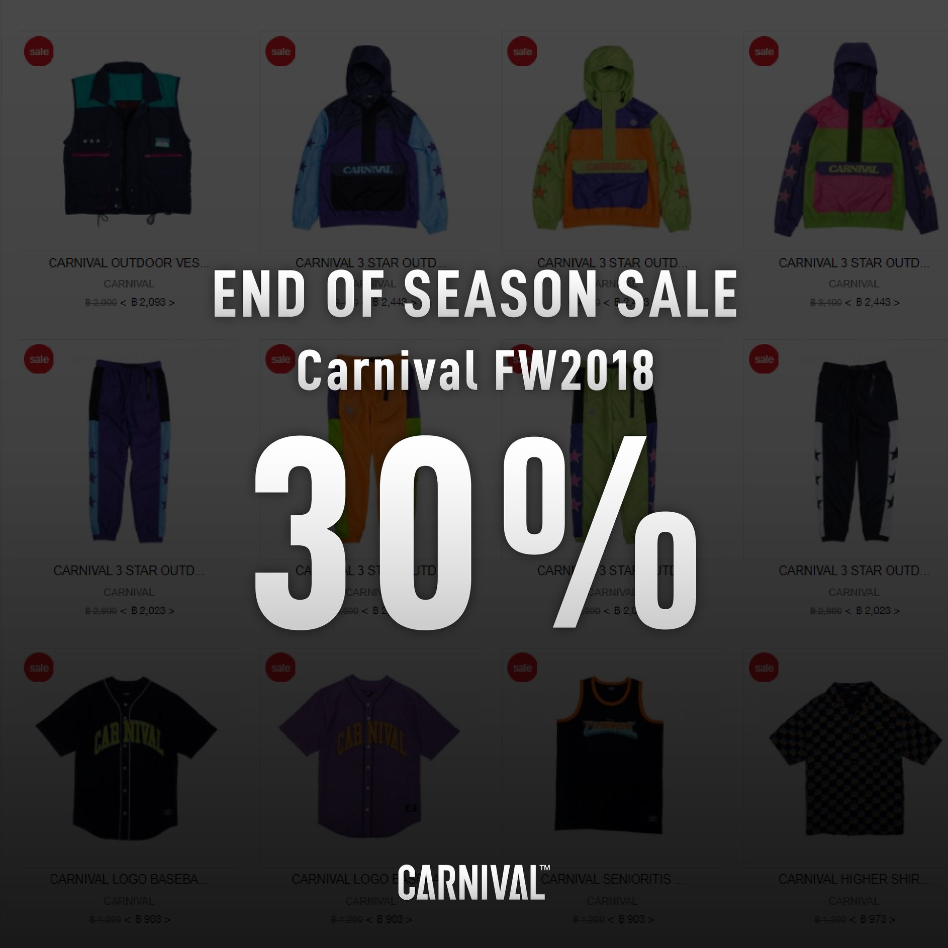 Carnival - Carnival Online Sale! CARNIVAL™ FW2018 End of... | Facebook