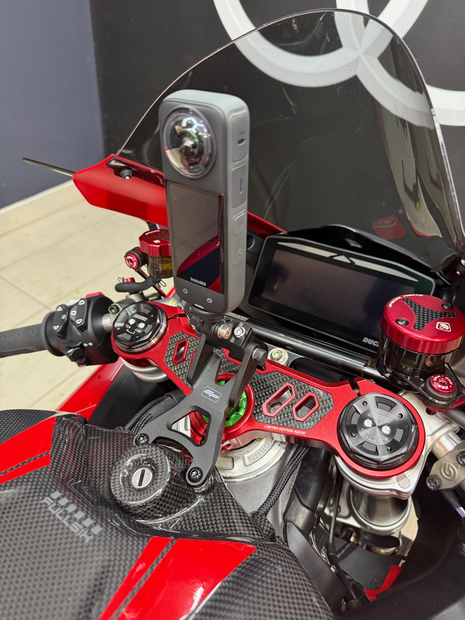 Ducati supersport スマホマウント Evotech EP Peak Design Compatible