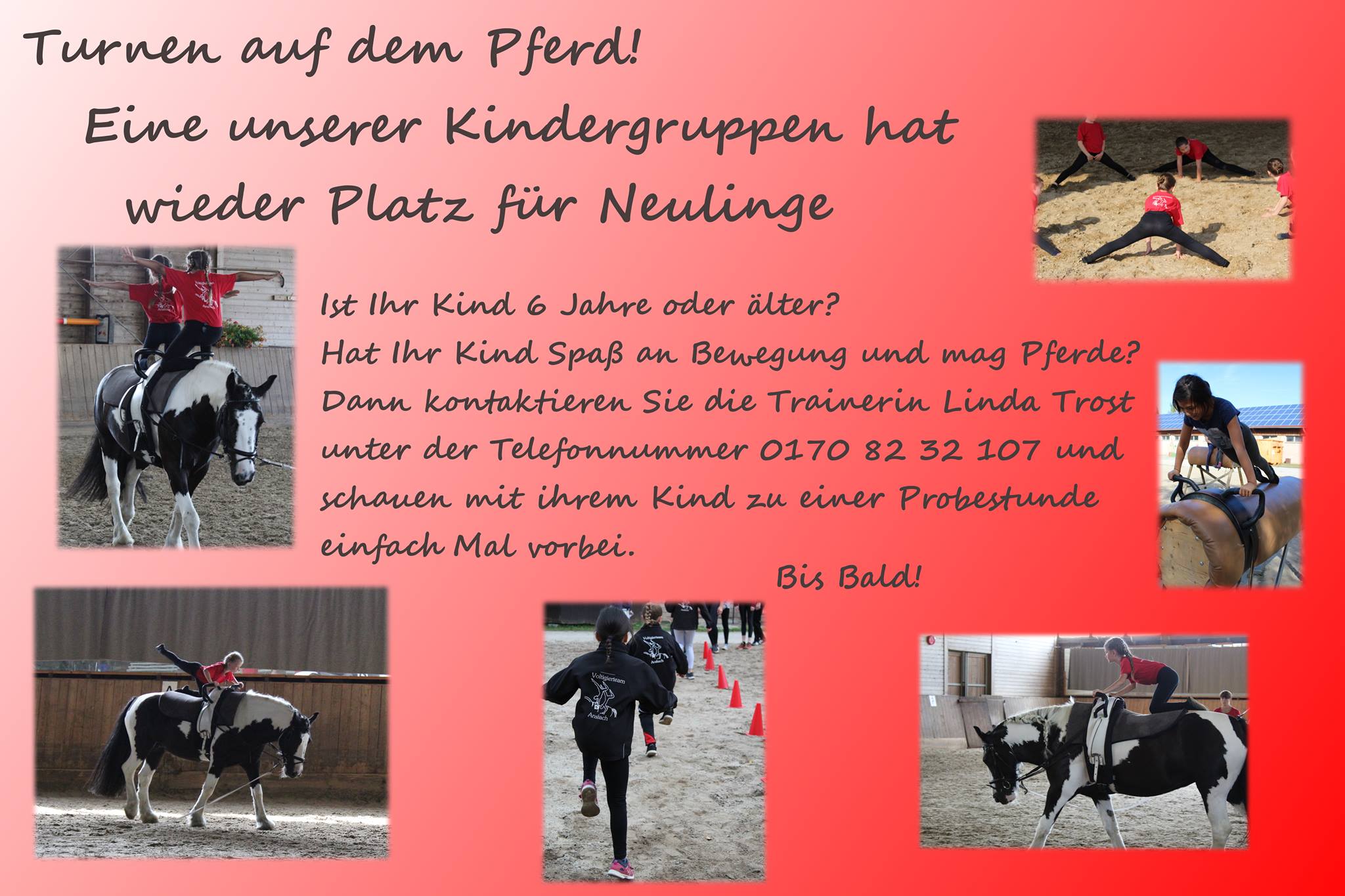 Ihr Kind Mochte Voltigieren Wir Haben Voltigierteam Ansbach