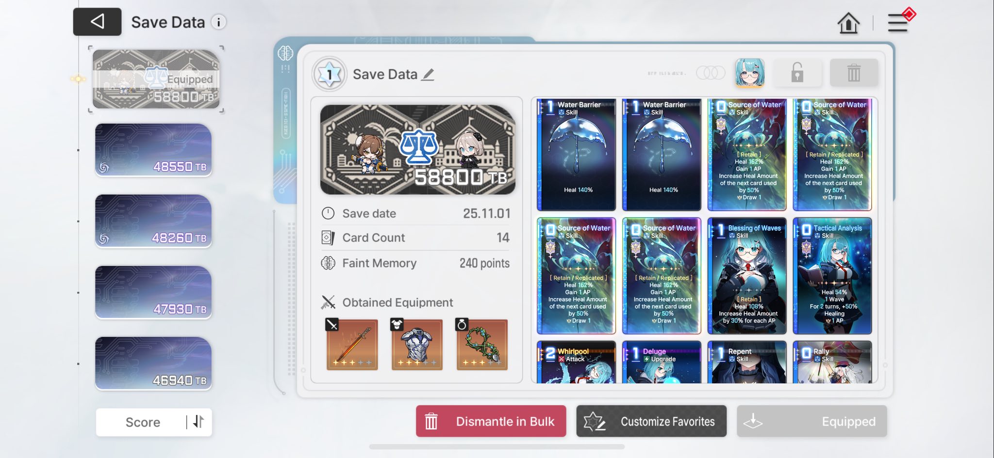 Sharing my OP Mika deck in Chaos Zero Nightmare
