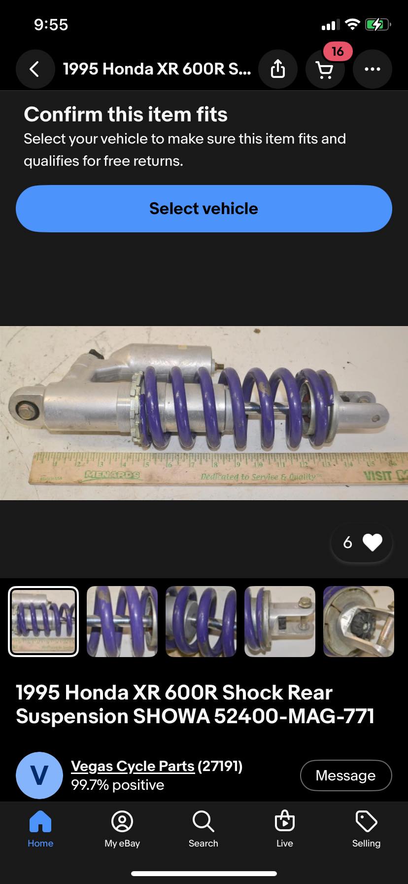 リー Will a XR600 rear shock fit a 94 Honda XR250?