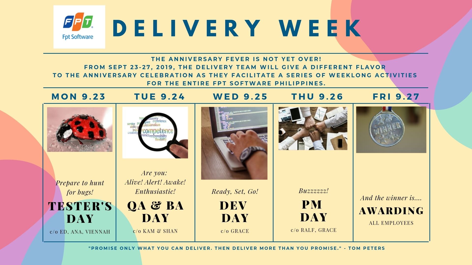 FPT - The anniversary fever is not yet over as we celebrate “DELIVERY ...